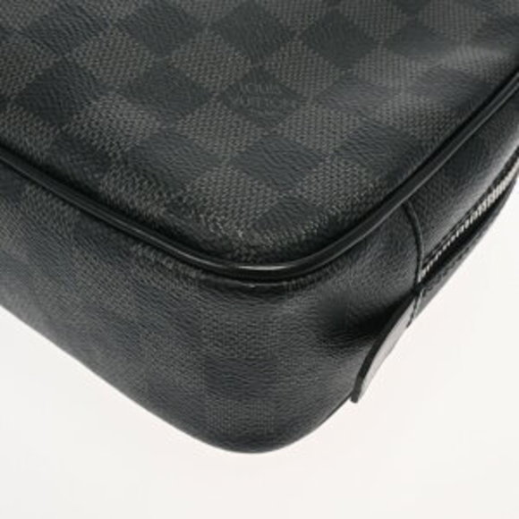 Louis Vuitton Damier Graphite Pouch Black Canvas Black Truss Toilette GM - Picture 9 of 9